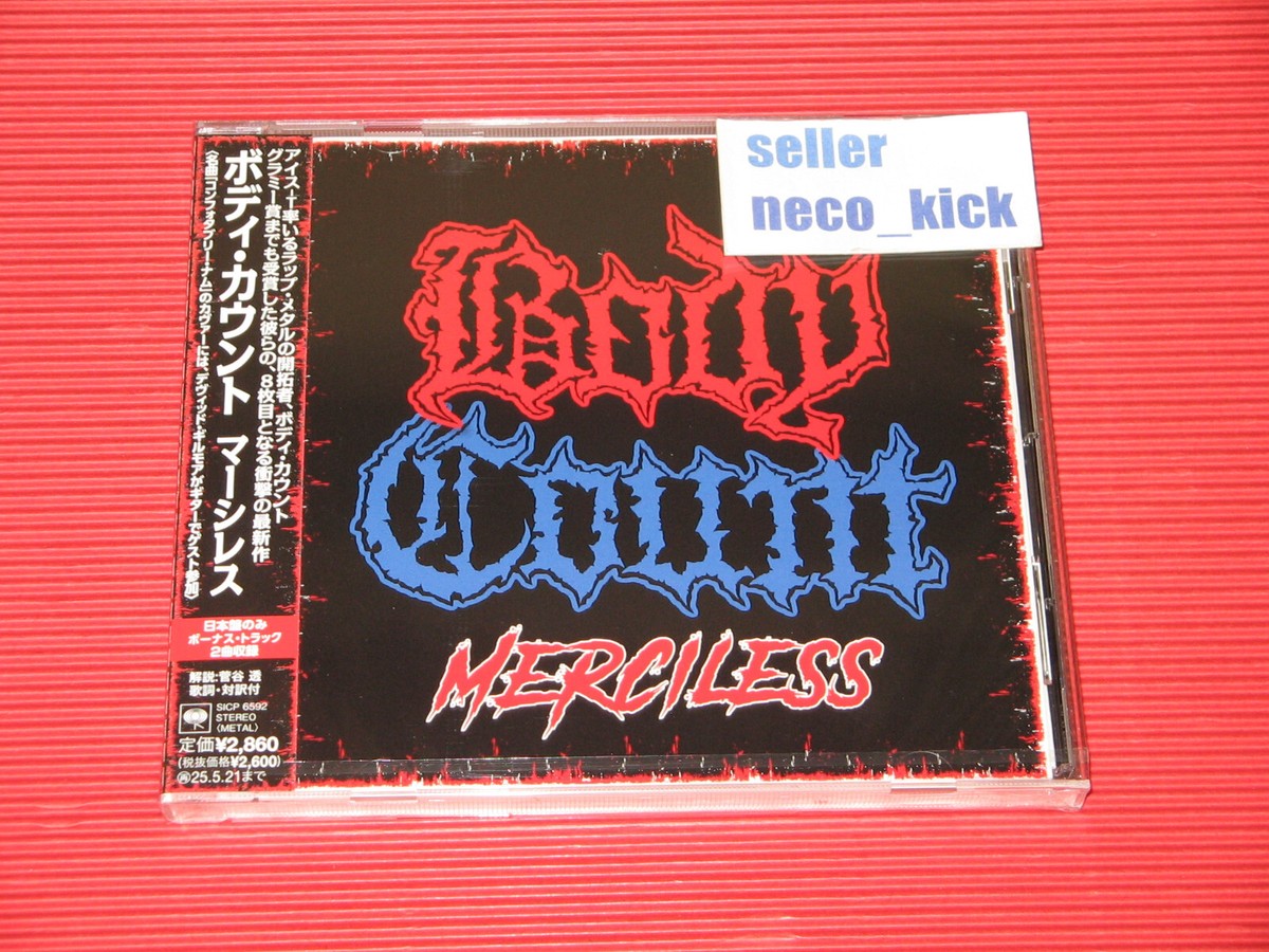 11B BODY COUNT MERCILESS WITH BONUS TRACKS JAPAN CD | eBay