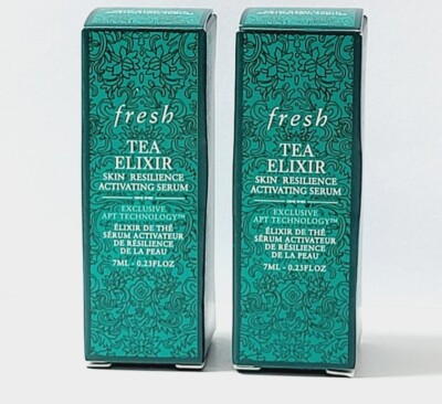 Fresh Tea Elixir Skin Resilience Activating Serum 7ml Travel Mini Size New W Box