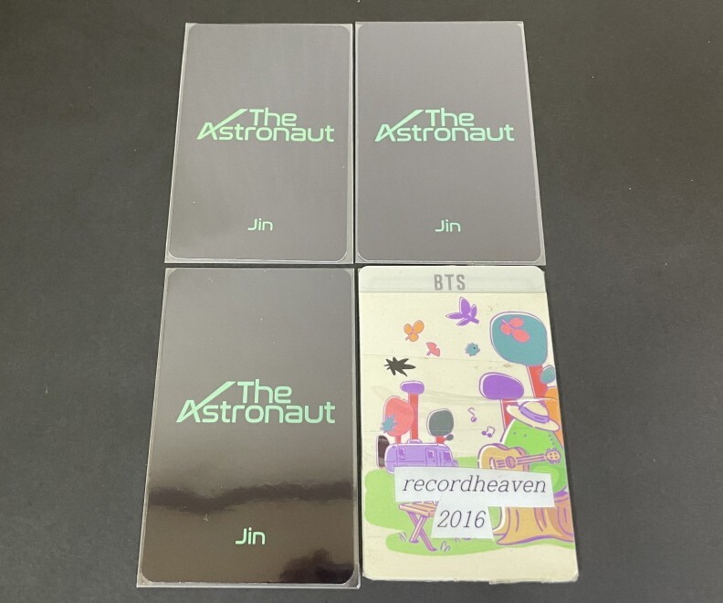 BTS The Astronaut UMS 当選 ラキドロ JIN トレカ bts jin the astronaut photocard wishlist templates (: with weverse