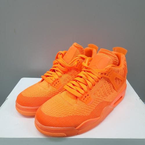 NIKE AIR JORDAN 4 RETRO FLYKNIT "TOTAL ORANGE" (AQ3559 800) VARIOUS SIZES - Picture 11 of 13