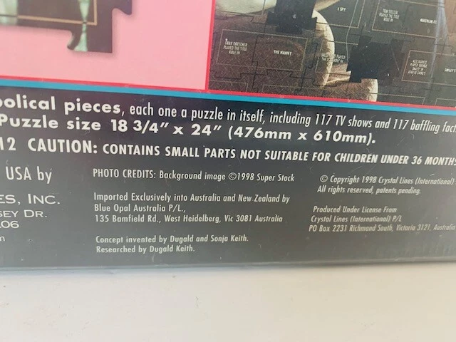 Rompecabezas De Colección BGI Sellado Quiz Game Trivia 252 piezas Qué programa de TV es Ese Nuevo en Caja Foto 4 de 4