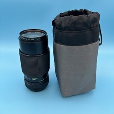 Vivitar 75-205MM 1:3.5 4.5 Macro Focus Zoom Telephoto Lens Canon FD Mount  Case