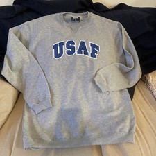 USAF United States Air Force size large, Gray Sweatshirt J America