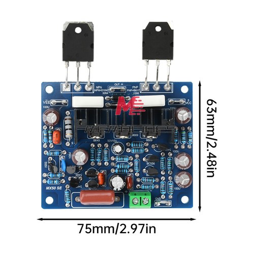 2PCS MX50 SE Dual Channel Audio Amplifier Board HiFi Stereo Amplifier Module - Picture 23 of 24