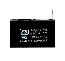 5pc AC Start Capacitor 4.5uF 250VAC 10/-5 -25/ 70  UL ES ESOLAR Taiwan AC250V