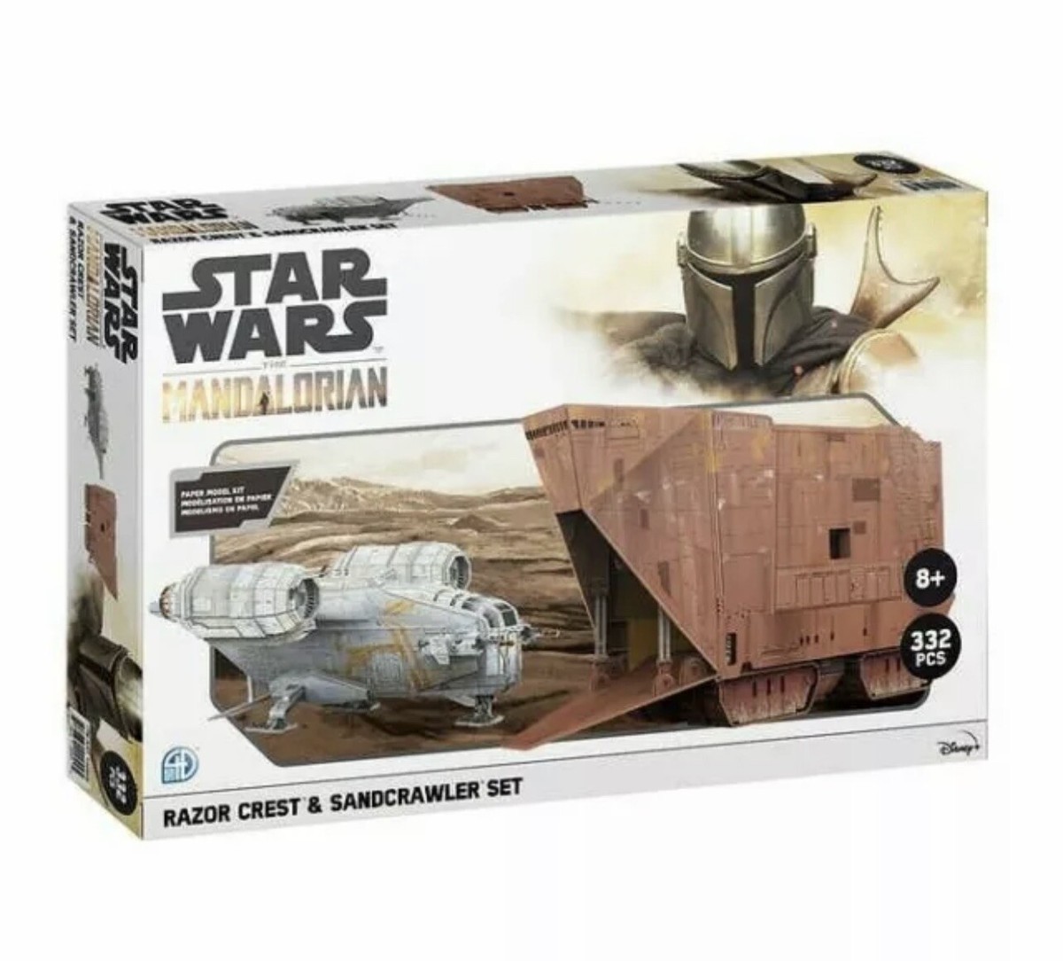 Star Wars The Mandalorian Razor Crest & Sandcrawler Set Paper