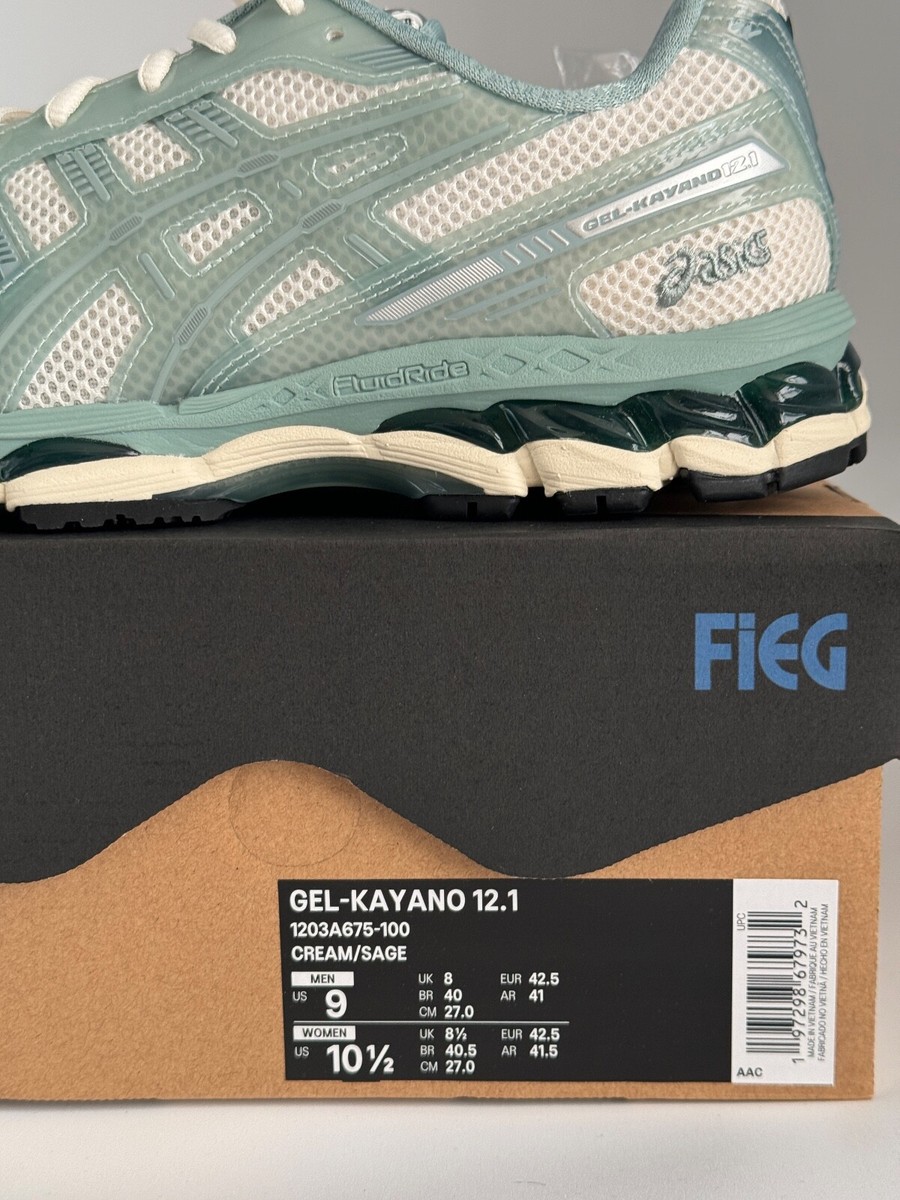 size 9 - Kith Asics Gel Kayano 12.1 Cream Sage | eBay