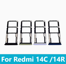 For Xiaomi Redmi 14C 4G 14R 5G SIM Card Slot Tray Holder Sim Card Reader Socket