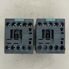 Siemens Sirius 3RT2016-1BB41 24V Contactor G/180915 E06 (LOT OF 2)