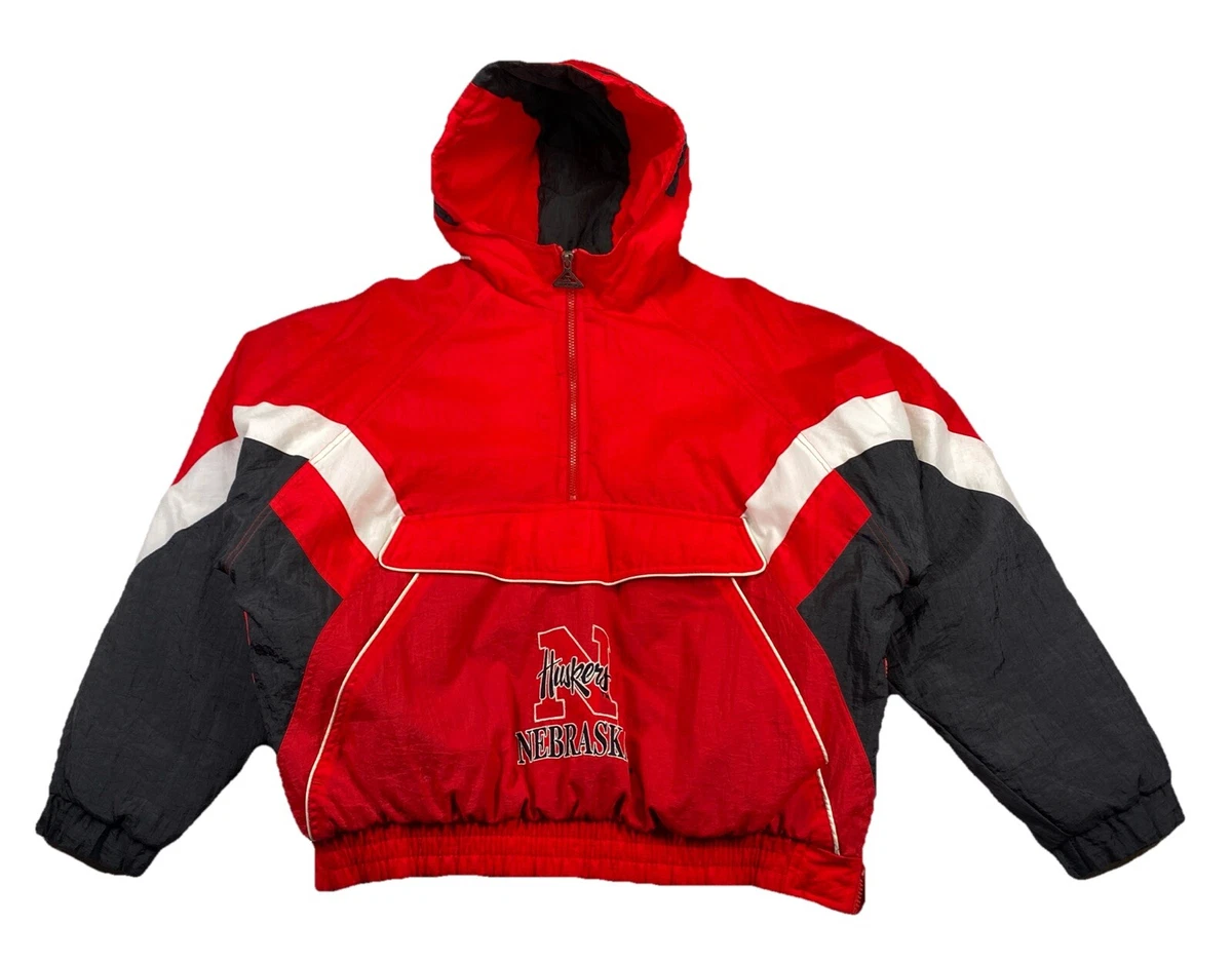 Veste Vintage Nebraska Cornhuskers – Rare – Marque King Louie, Couleur Rouge