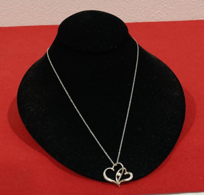 Buy Blue Austrian Crystal Heart Pendant Necklace in Silvertone 24 Buy Blue Austrian Crystal Heart Pendant Necklace in Silvertone 24