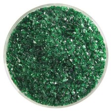Bullseye Glass Frit Kelly Green Medium Transparent 5oz. 90 COE