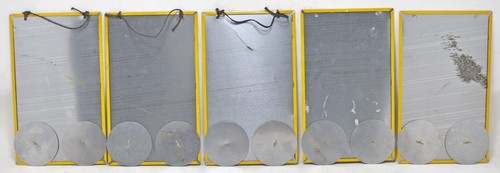 Lot of 5 Vintage Iron Printed Small Decorative Wall Décor Signs Original Old - Picture 4 of 4