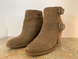 natural suede ankle boots
