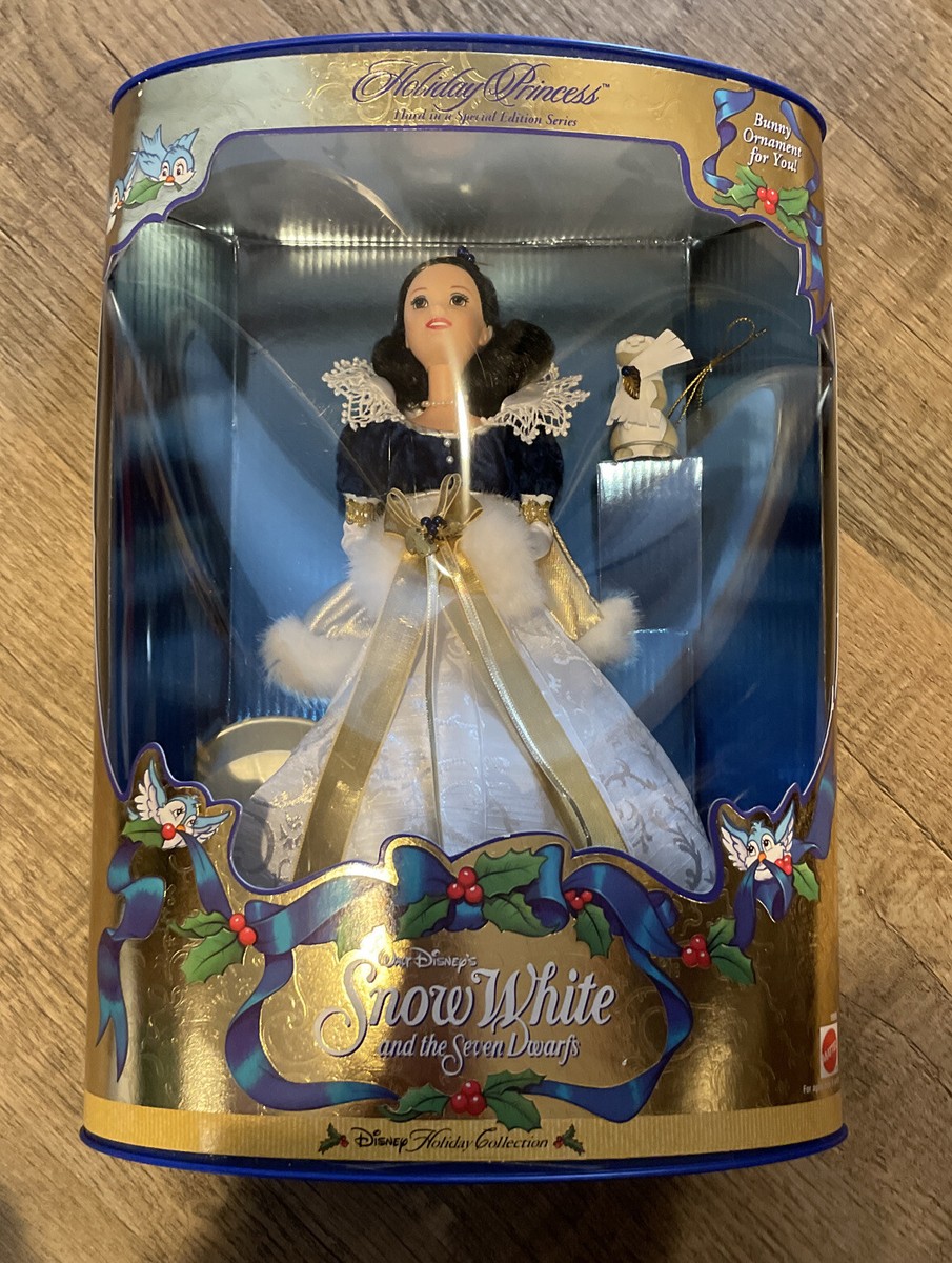 Vintage Mattel 1998 Walt Disney Snow White Holiday Princess Doll