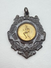 Vintage R.S & G.A 1977 bronze/ Gold Centre Running Athletics￼ Floral Medal