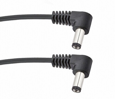 Voodoo Lab Standard Polarity 2.1mm Barrel Cable  - Right Angle Both Ends