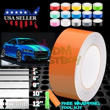 Gloss Color Racing Stripes Vinyl Wrap For Audi TT Stripe Sticker Decal 25FT/50FT