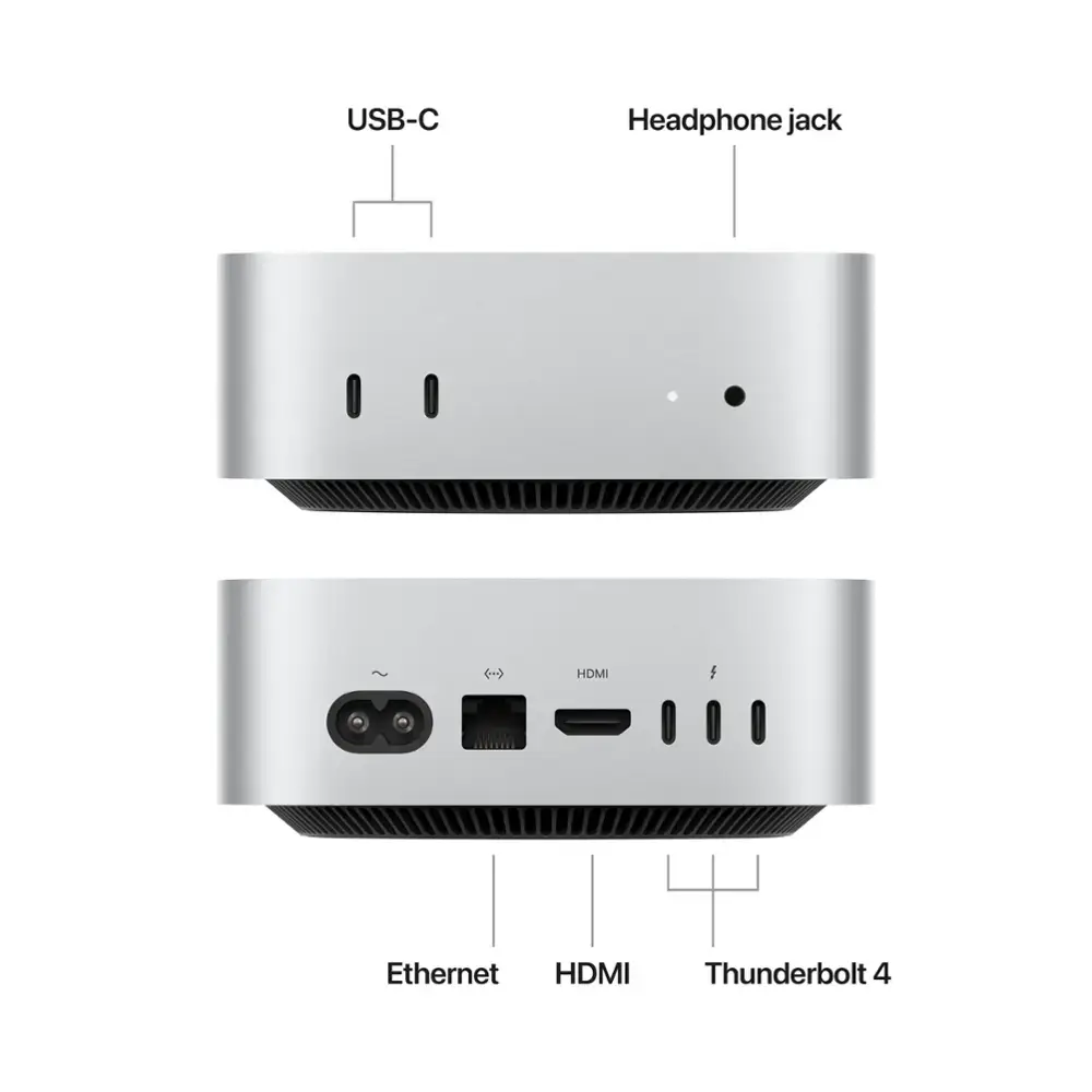 Apple Mac Mini Desktop M4 Chip 16GB Memory 256 SSD Silver Apple Mac Mini Desktop M4 Chip 16GB Memory 256 SSD Silver