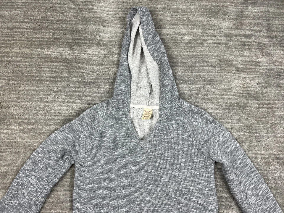 Sudadera con Capucha Faded Glory Para Mujer Mediana 8-10 Gris Manga Larga Sudadera Informal Foto 2 de 4