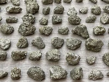 Grade A++ Small Rough Pyrite Stone, 0.5-1" Raw Pyrite Stone, Wholesale Bulk Lot