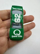 Vintage 1993 Mattel Hot Wheels Nascar Green Quaker State 62 Diecast Car China