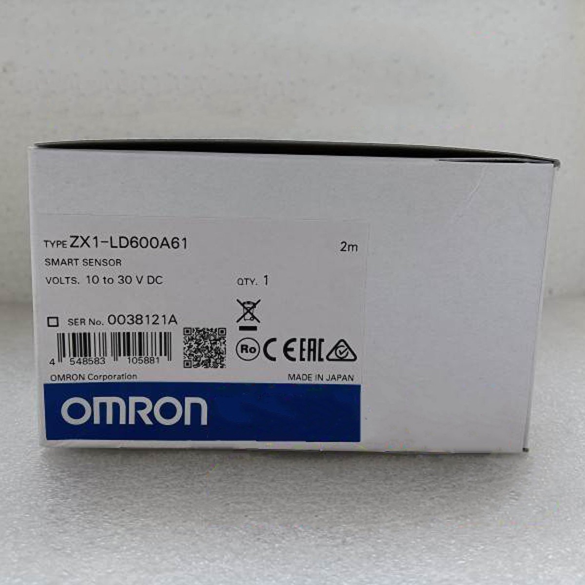B.A 2本セット 1PC new omron IN BOX ZX1-LD600A61 ZX1-LD600A61 intelligent sensor