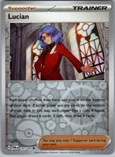 Pokemon - Lucian 157/167 -  Reverse Holo - Twilight Masquerade - NM/M - NEW