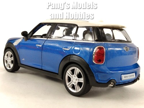 5 Inch Mini Cooper Countryman S 1/34 Scale Diecast Model by Unifortune - BLUE - Picture 16 of 16