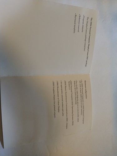 ITHistory (1984) IBM BROCHURE: "Displaywrite 2 Displaycomm BSC" (UK) - Picture 6 of 7