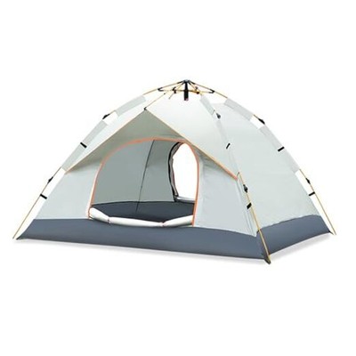 1/2/3 Person Camping Tent, Automatic Tents for Camping Waterproof Family Beige