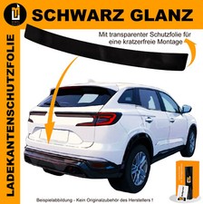 LACKSCHUTZFOLIE LADEKANTENSCHUTZ FÜR RENAULT AUSTRAL AB 2022 SCHWARZ GLANZ