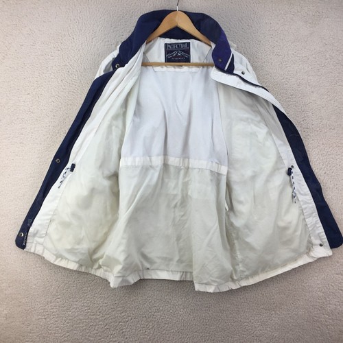 Vintage Pacific Trail White Polyester Outdoor Parka Jacket Women Size UK Large - Picture 9 of 12