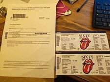 2 BIGLIETTI ROLLING STONES