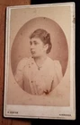 Young woman portrait/CDV Hermann Günter Hanover
