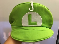 SAZAC Kigurumi Gorra Super Mario Bros Luigi Disfraz Juegos con disfraces Fiesta Peluche Kawaii