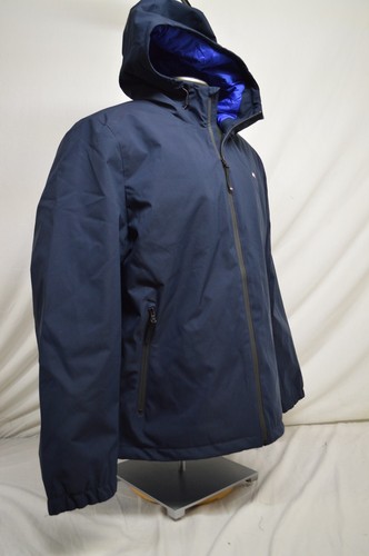 Tommy Hilfiger Mens Jacket Full Zip Hooded The Flex Wind Water Resistant Navy XL - Picture 13 of 15