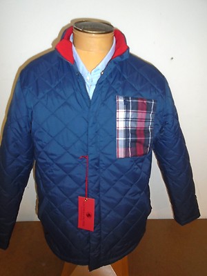 Southern Proper Quilted Nylon Insulated Jacket  NWT Medium $175 Navy Blue