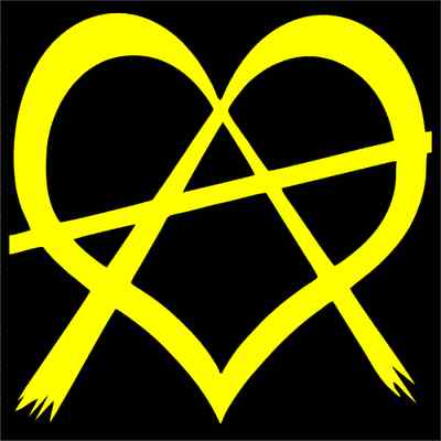 Anarchy Heart Vinyl Decal / Sticker 2(TWO) Pack | eBay