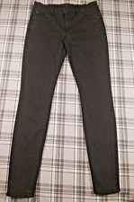 7 Seven for all Mankind the Skinny Black Denim Stretch Jeans 5 Pocket Size 27