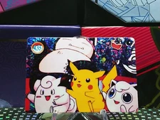 Pokemon Pocket Monsters Vending Prism Holo Vintage Sticker #435 PIKACHU SNORLAX