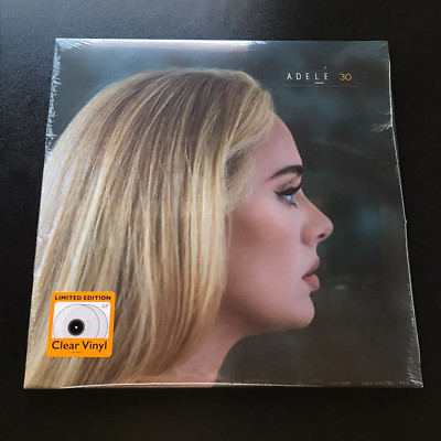 Adele 30 CLEAR VINYL new and sealed LP 12'' 19 21 25 winehouse soul pop piano