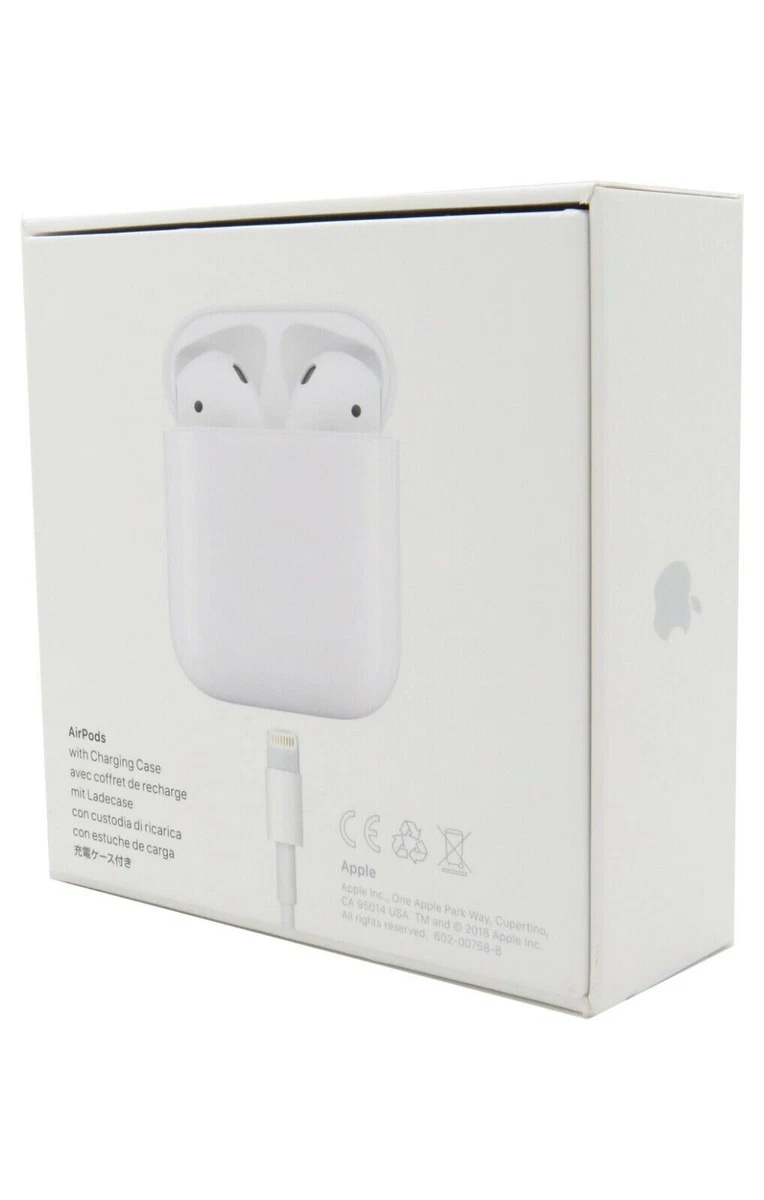 BOX ONLY** AirPods 2nd Generation with Case White MV7N2AM/A | eBay