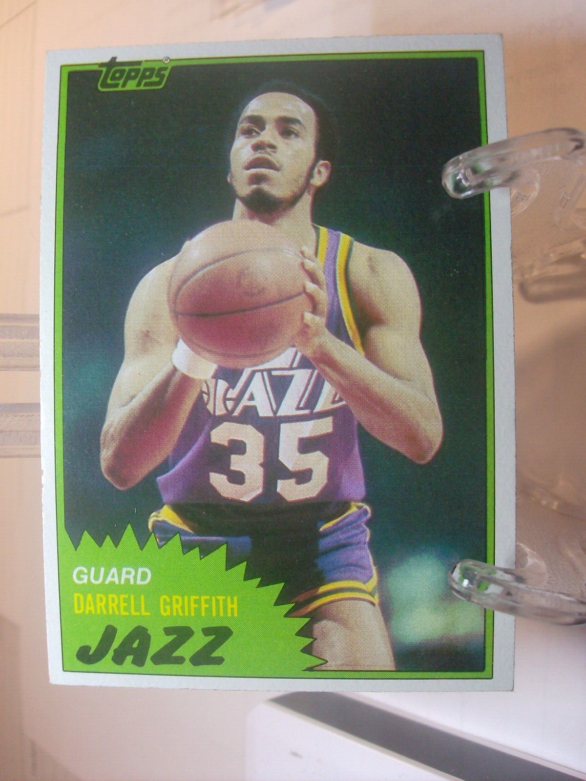 1981-82 Topps Basketball Card   #41 - Darrell Griffith RC - Utah Jazz   (96142)