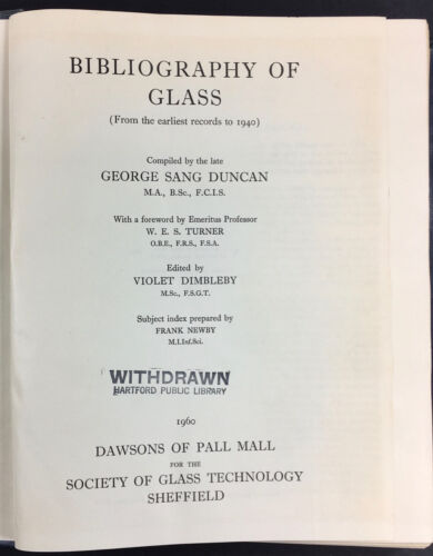 Bibliografía antigua de libros de vidrio - Duncan. Importante referencia de cristalería - Imagen 2 de 3