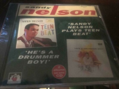 Sandy Nelson Plays Teen Beat / He's a Drummer Boy 2-on-1 IMPORT cd SEALED