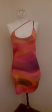 Pretty Little Thing Size 6 Sun Dress Mini Dress Colorful New