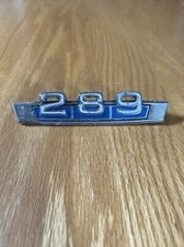 Vintage Ford 289 Emblem 1967 1968 Original Metal Badge Fairlane Fender