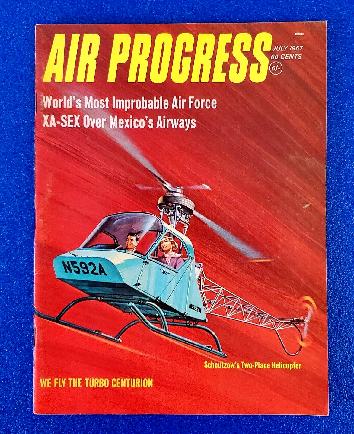 Air Progress World's Most Improbable Air Force July 1967 Vintage Magazine