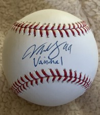 Vance Worley signed baseball Philadelphia Phillies MLB ROMLB Official Vanimal